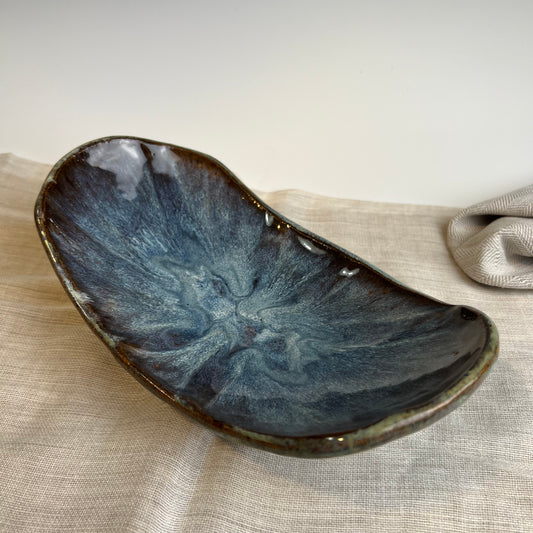 Decorative Accent Serving Dish | ROCK HOME Collection | 9” long x 5” wide x 3” tall