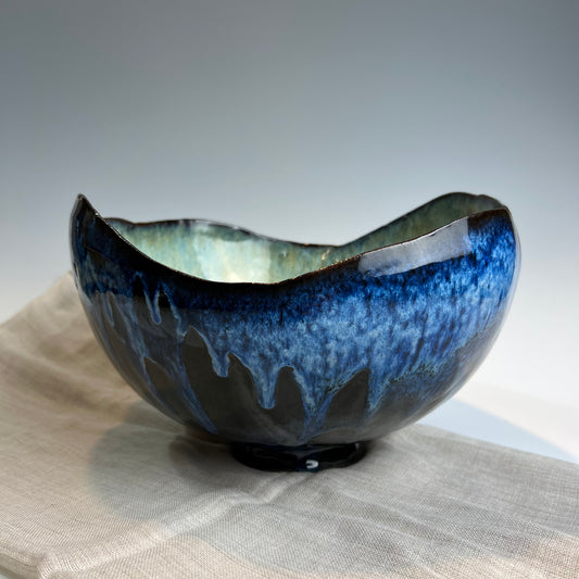 Centerpiece Serving Bowl | ROCK HOME Collection | 12” long x 12” wide x 7.5” tall