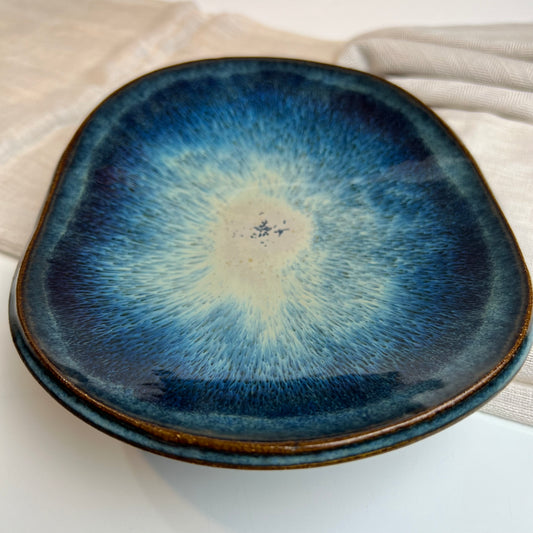 Decorative Accent Serving Dish | ROCK HOME Collection | 9” long x 7” wide x 2” tall