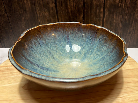 Centerpiece Serving Bowl | ROCK HOME Collection | 9” long x 9” wide x 4” tall