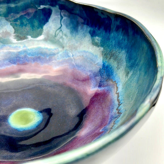 Centerpiece Serving Bowl | ROCK HOME Collection | 11.5 long x 11” wide x 6” tall