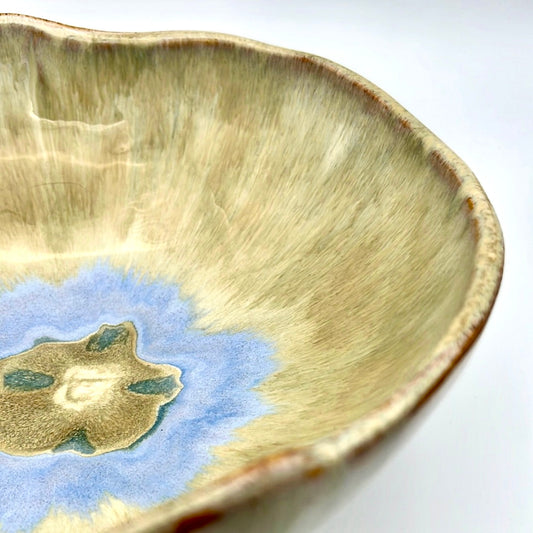 Centerpiece Serving Bowl | ROCK HOME Collection | 11.5 long x 11” wide x 4” tall