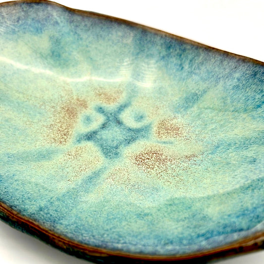 Decorative Accent Serving Dish | ROCK HOME Collection | 9” long x 6” wide x 2” tall