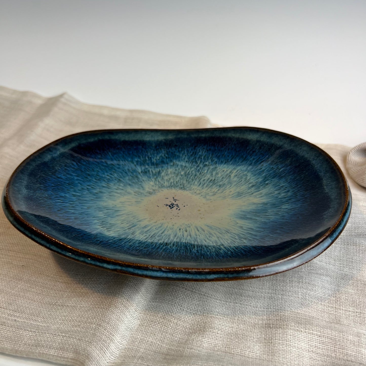 Decorative Accent Serving Dish | ROCK HOME Collection | 9” long x 7” wide x 2” tall