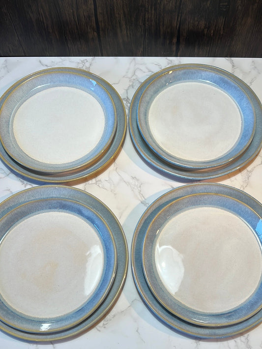 8” Dinner Plate | ROCK HOME Waterfall Collection