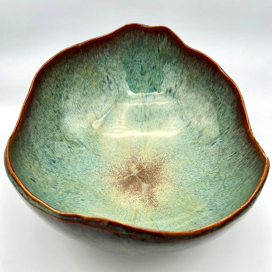 Centerpiece Serving Bowl | ROCK HOME Collection | 12” long x 10” wide x 6” tall