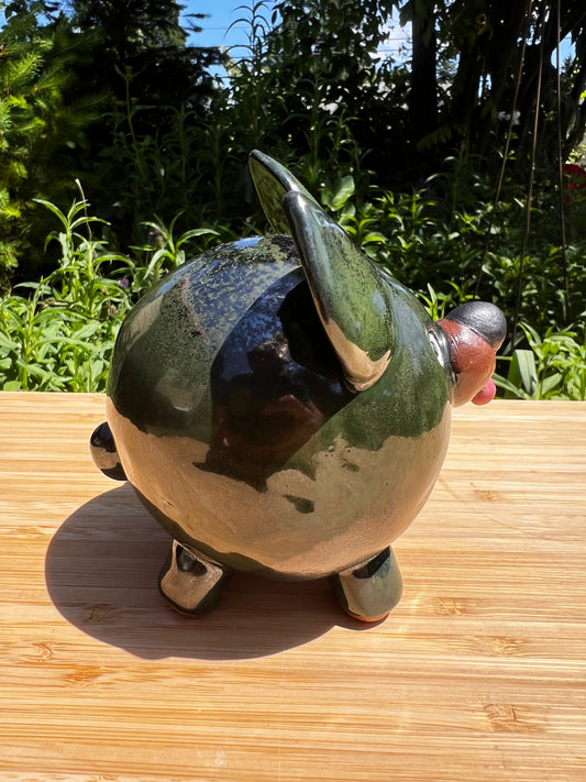 Handmade Rock Dog Collectible - June Bug