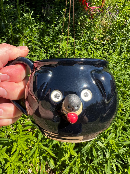 12 oz Rock Dogs Mug - Glossy Black