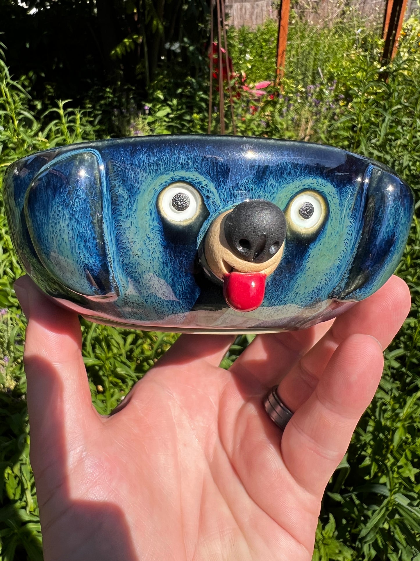 Rock Dogs Pet Serving Bowl - Starry Night