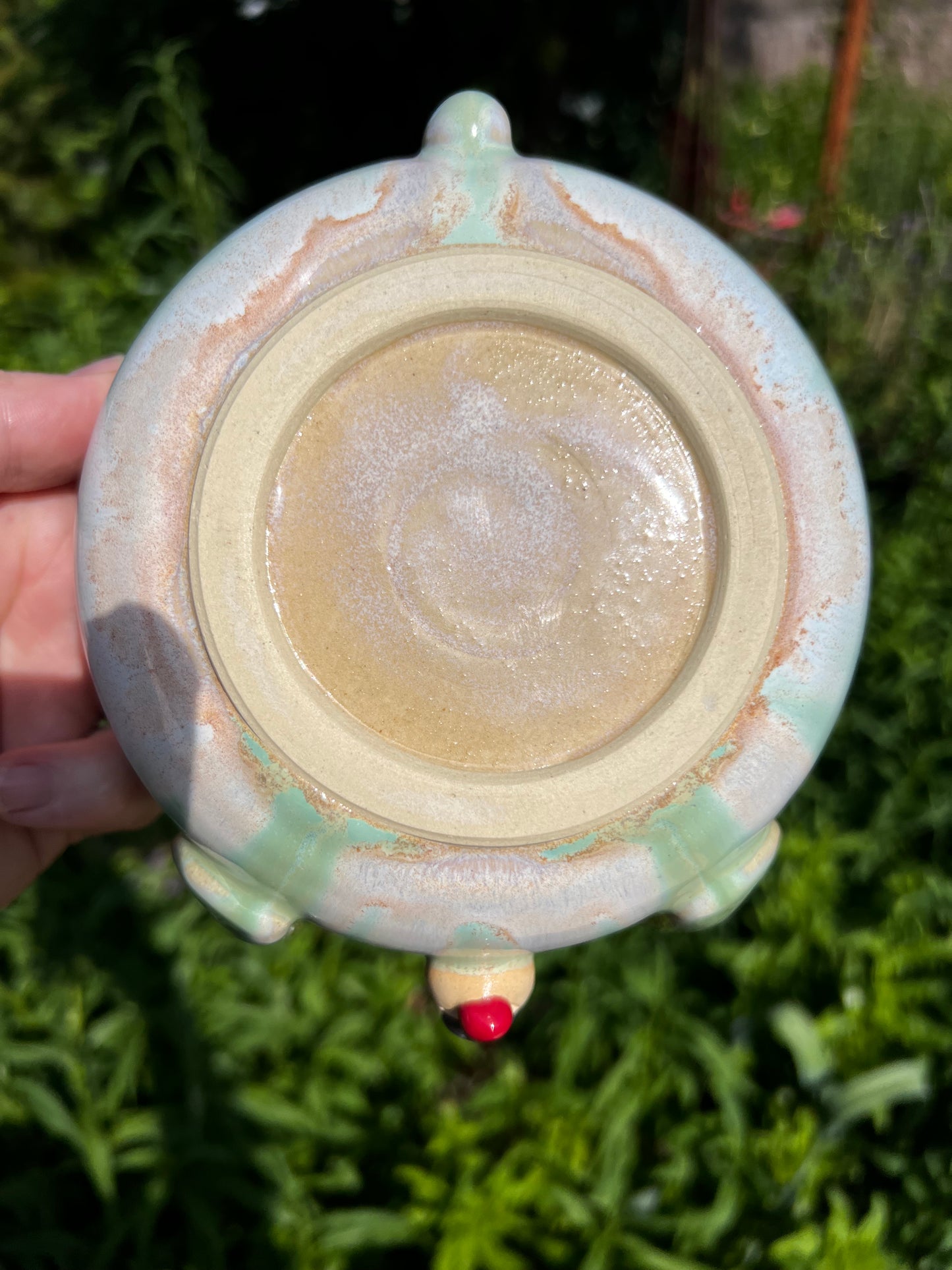 Rock Dogs Pet Serving Bowl - Drippy Mint