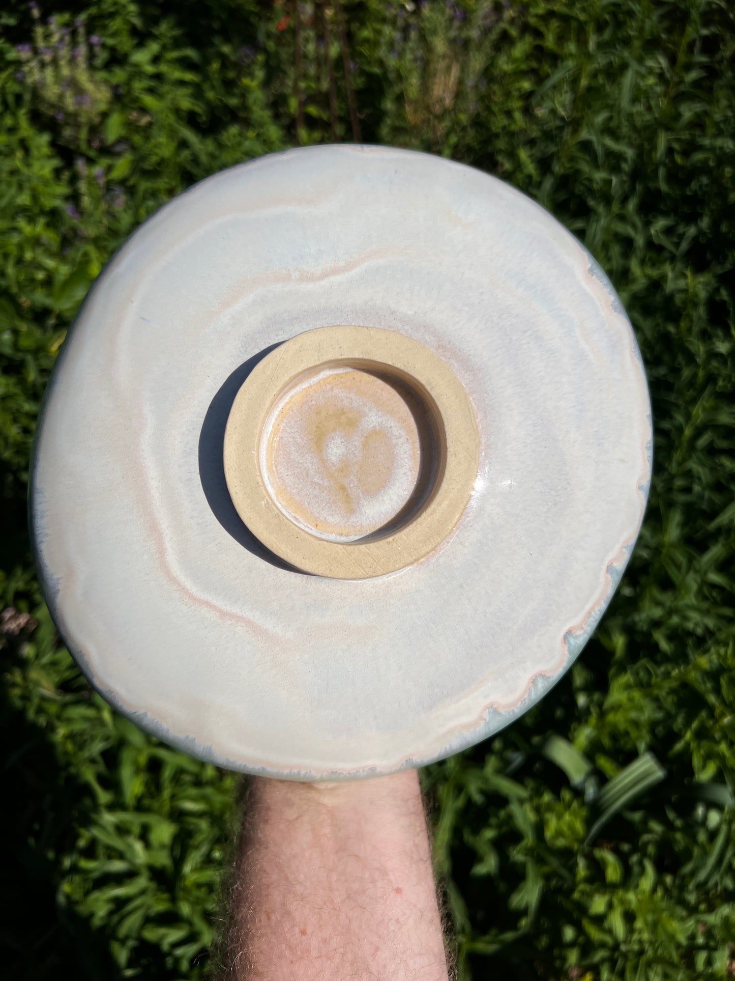 Centerpiece Serving Bowl | Limited Edition ROCK HOME Tropic Shores Collection | 10” wide x 3” tall