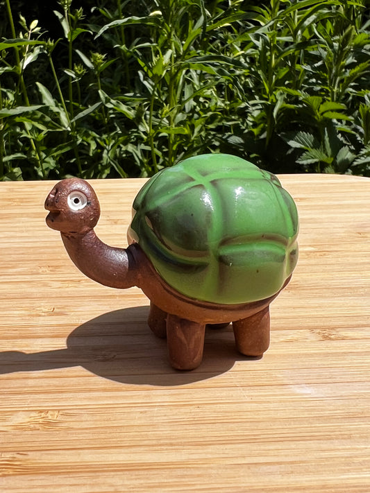 Turtle Pebble Pal - Grassy Green