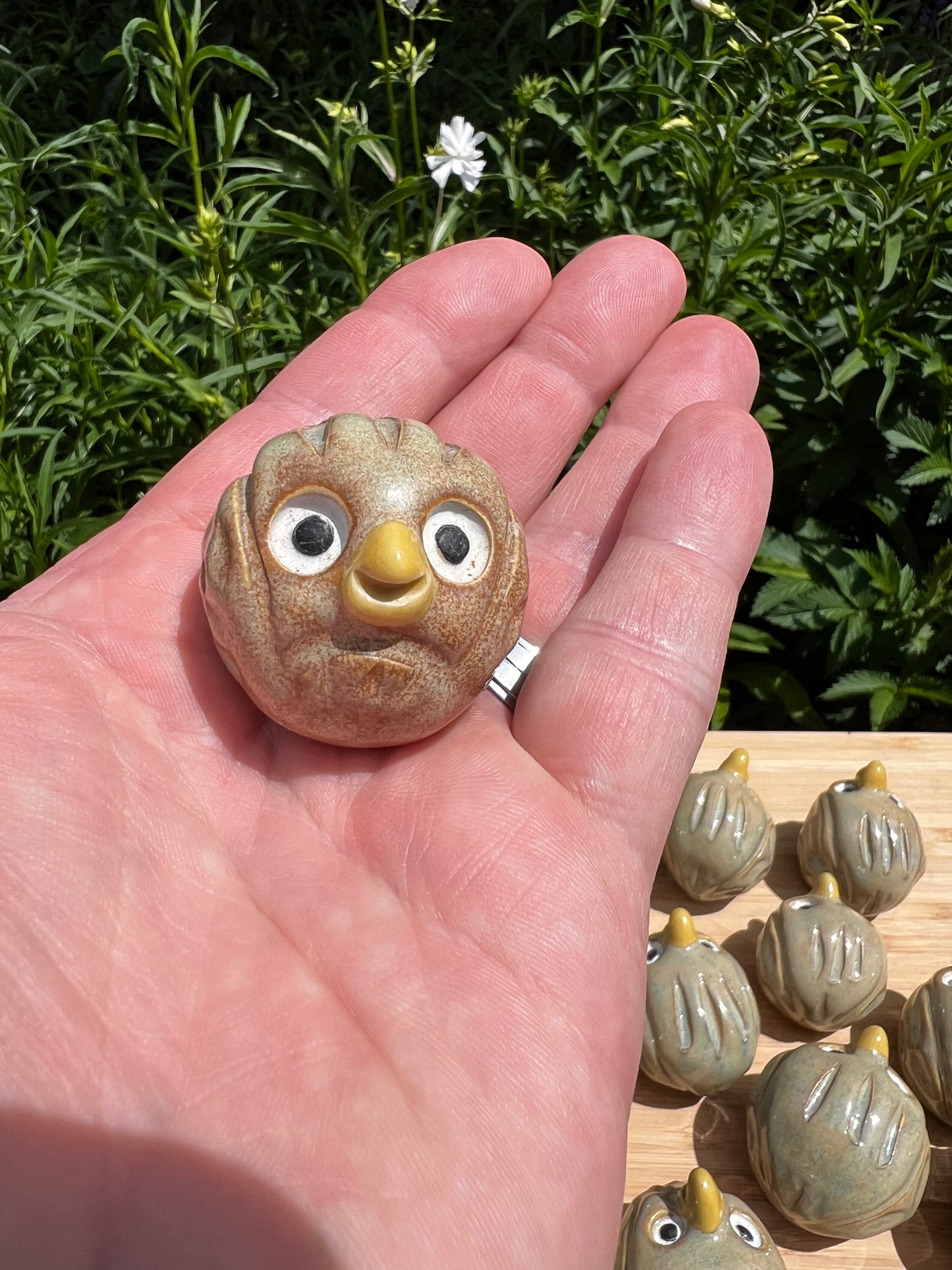 Owl Pebble Pal - Sandy