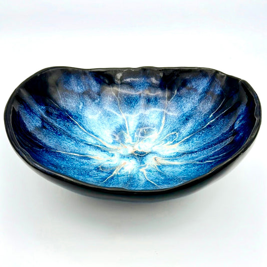 Decorative Accent Serving Dish | ROCK HOME Collection | 8” long x 7” wide x 3” tall