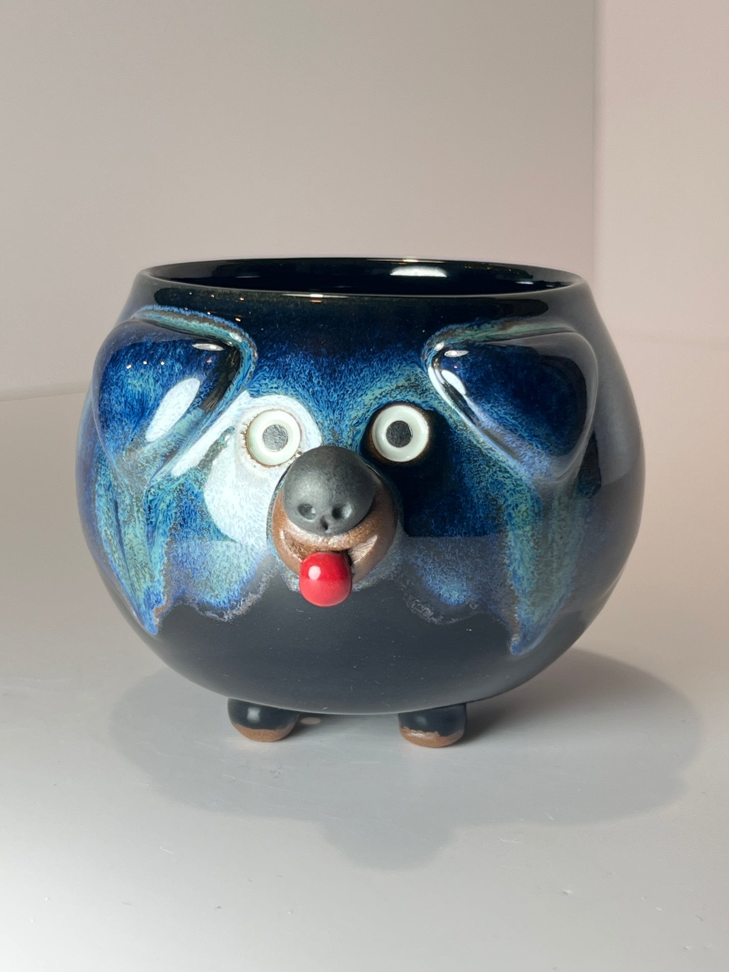 Rock Dogs Planter w/ drip hole - Northern Lights