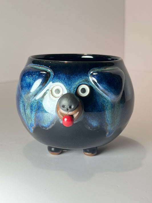 Rock Dogs Planter w/ drip hole - Northern Lights