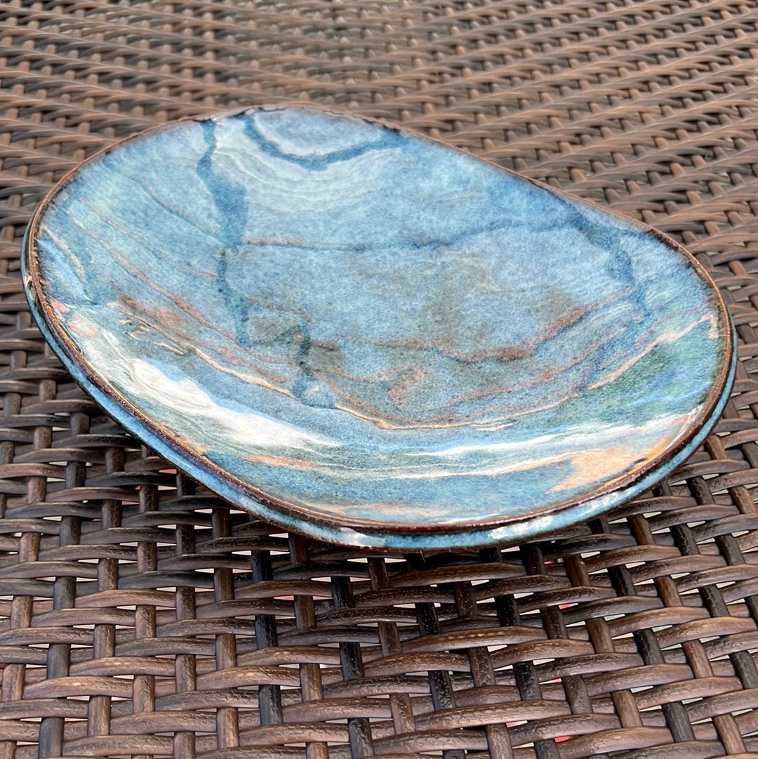 Decorative Accent Serving Dish | ROCK HOME Collection | 9” long x 7” wide x 2” tall