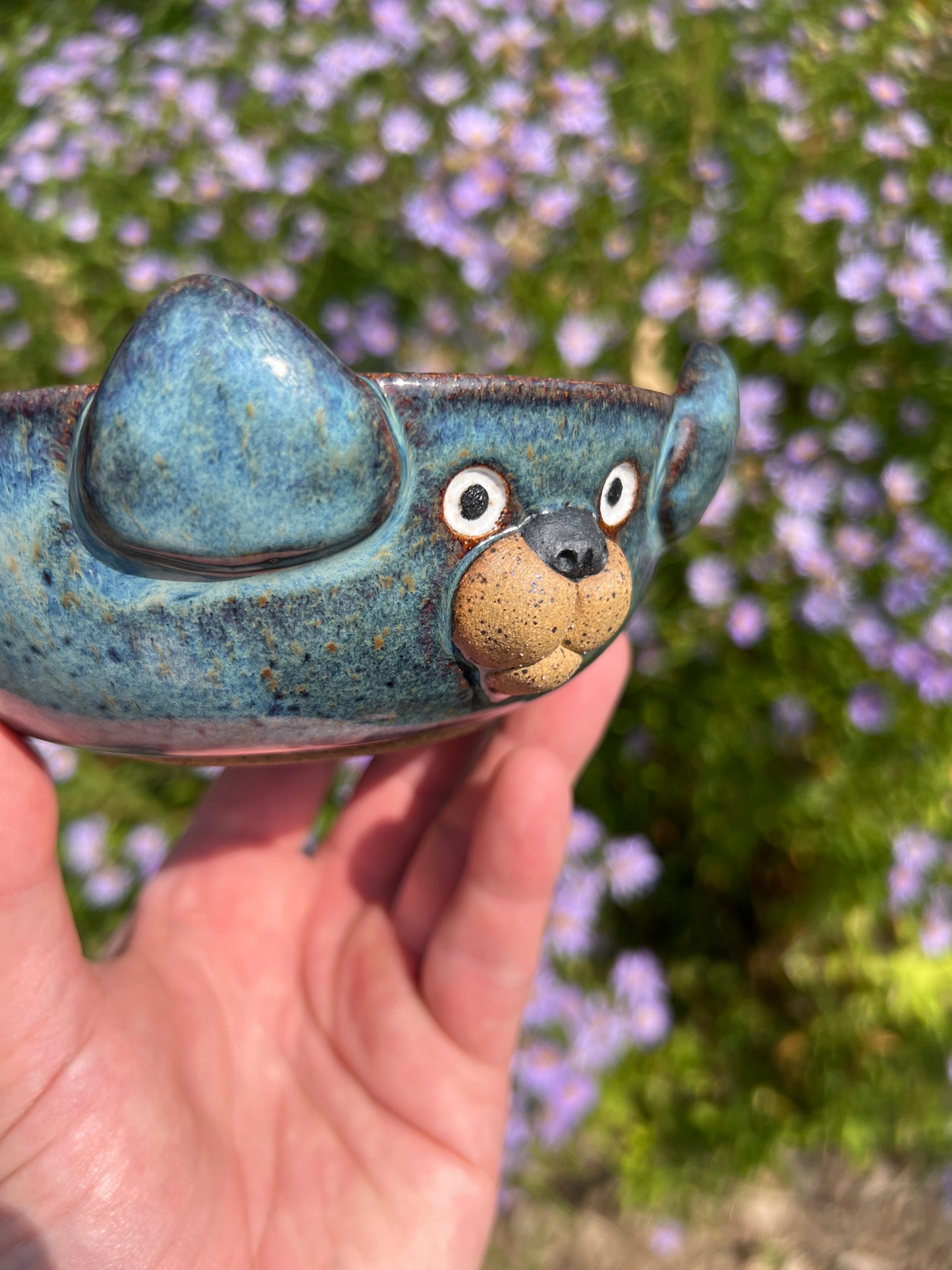 Rock Dogs Pet Serving Bowl - Blue Rutile