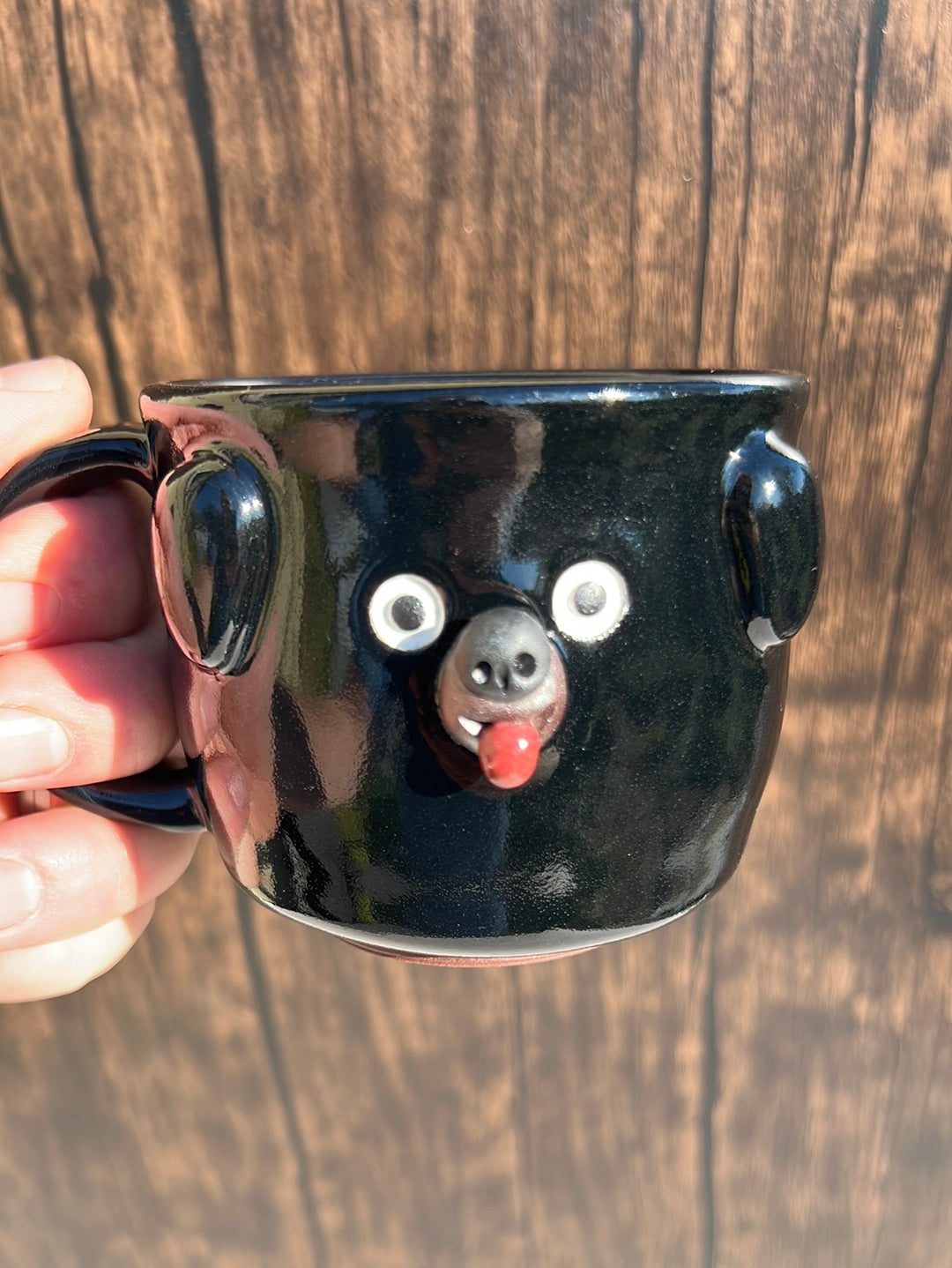 10 oz Rock Dogs Mug - Glossy Black