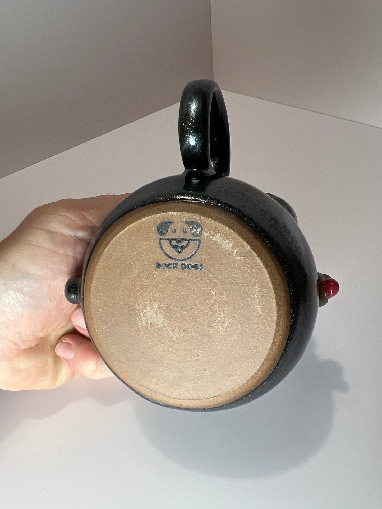 10 oz Rock Dogs Mug - Glittery Black