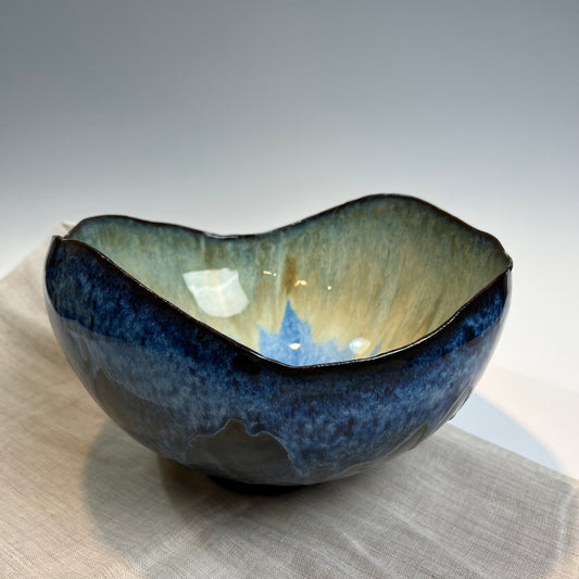 Centerpiece Serving Bowl | ROCK HOME Collection | 12” long x 12” wide x 7.5” tall
