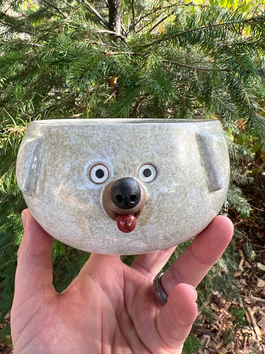 Rock Dogs Planter w/ drip hole - Terrazzo