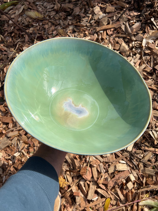 Centerpiece Serving Bowl | Limited Edition ROCK HOME Collection | 12.5” wide x 4.5” tall