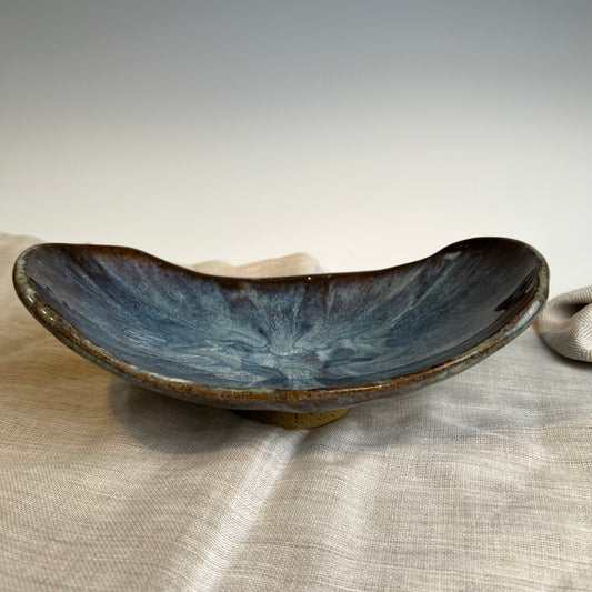 Decorative Accent Serving Dish | ROCK HOME Collection | 9” long x 5” wide x 3” tall