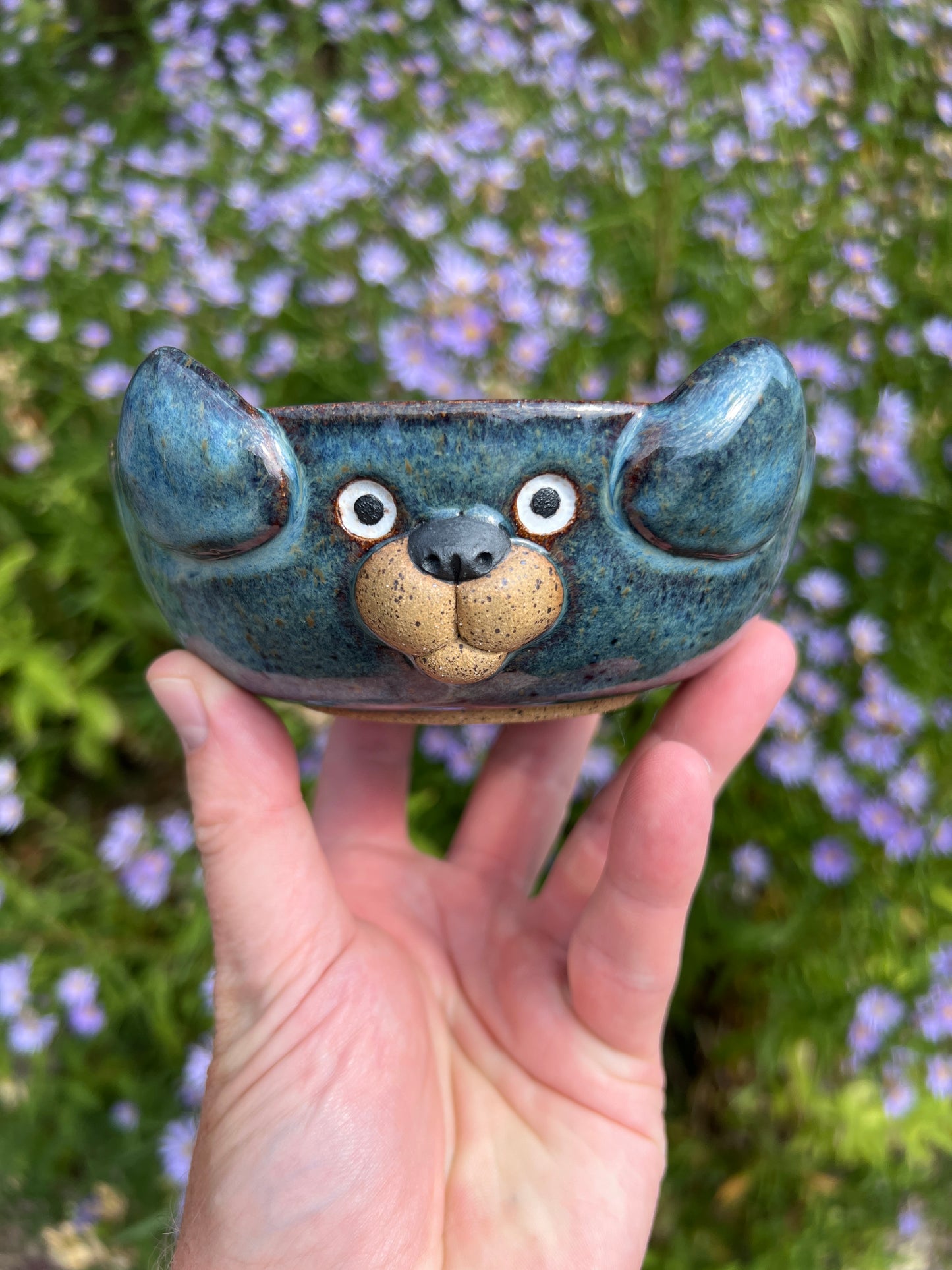 Rock Dogs Pet Serving Bowl - Blue Rutile