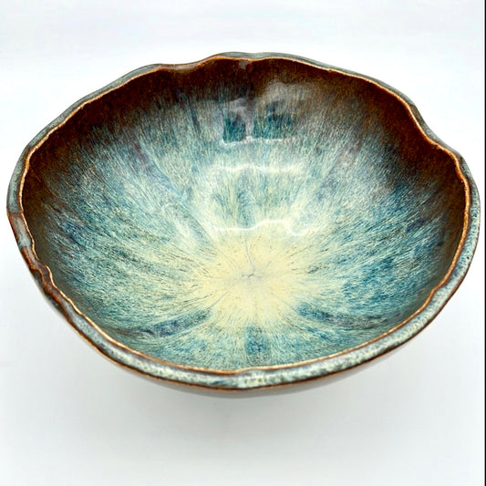 Centerpiece Serving Bowl | ROCK HOME Collection | 9” long x 9” wide x 4” tall