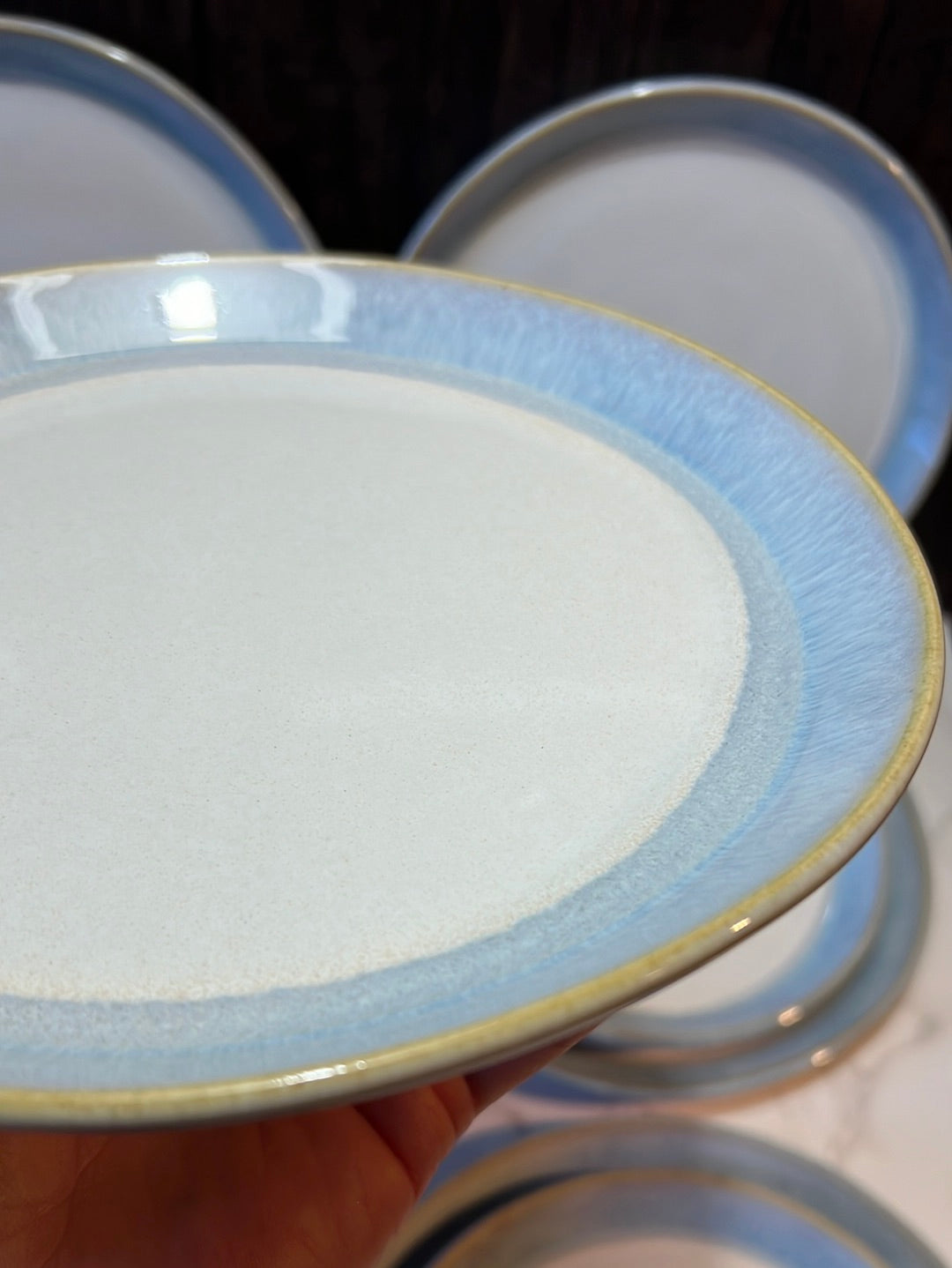 10" Dinner Plate | ROCK HOME Waterfall Collection