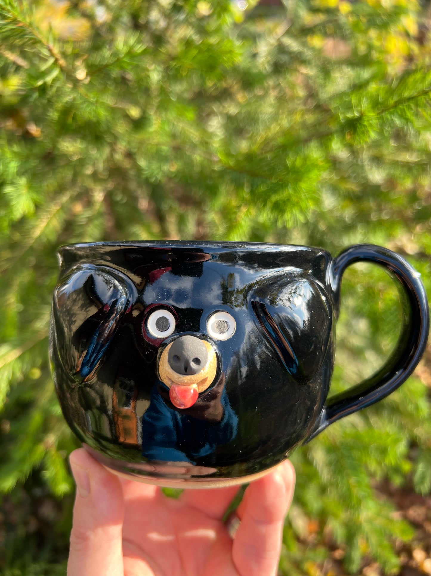 12 oz Rock Dogs Mug - Glossy Black