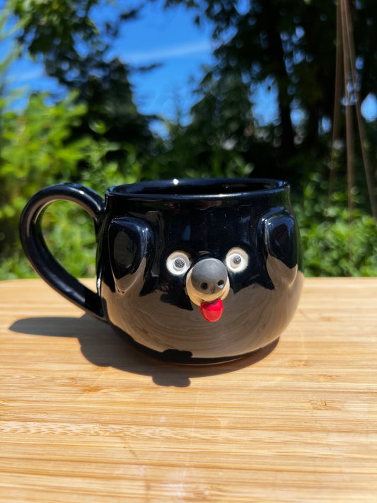 12 oz Rock Dogs Mug - Glossy Black