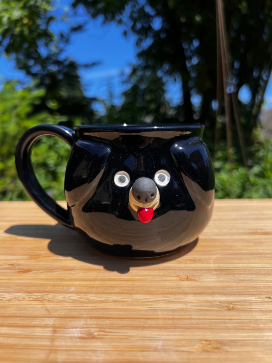 12 oz Rock Dogs Mug - Glossy Black