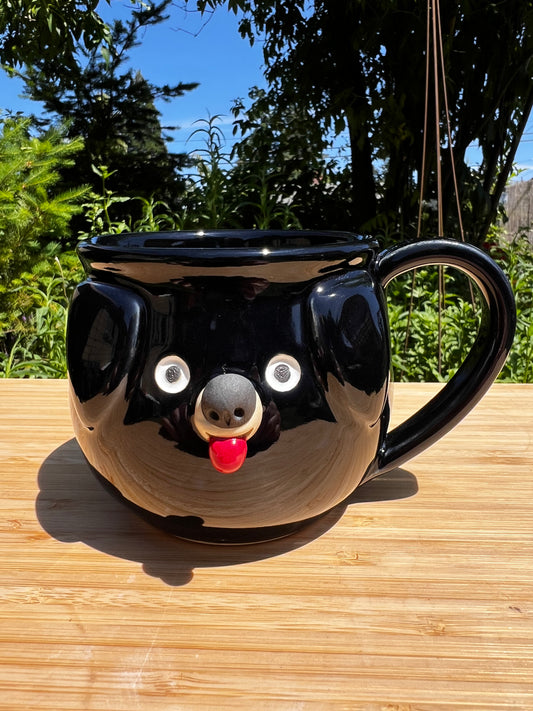 12 oz Rock Dogs Mug - Glossy Black