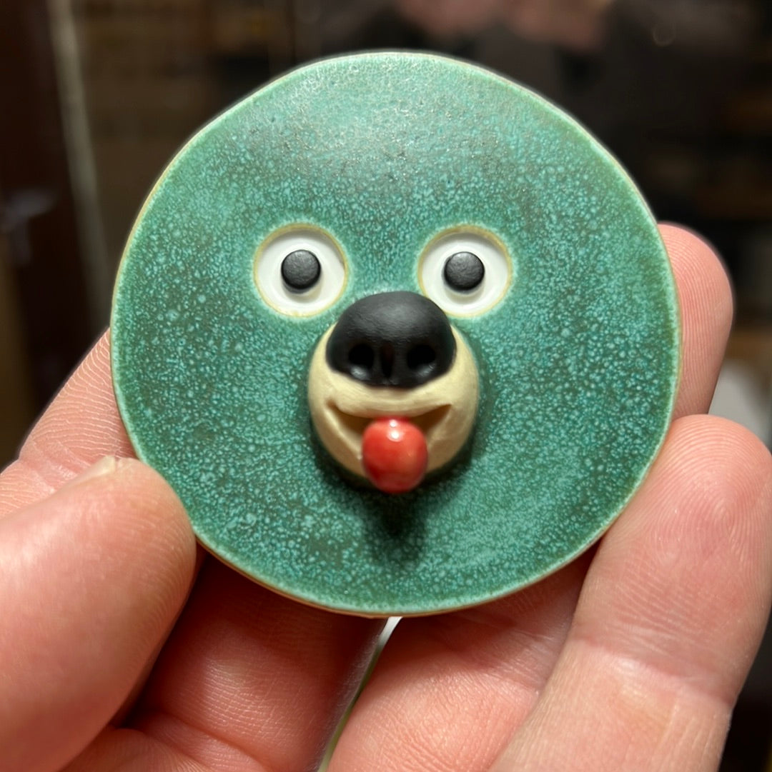Handmade Rock Dogs Magnet